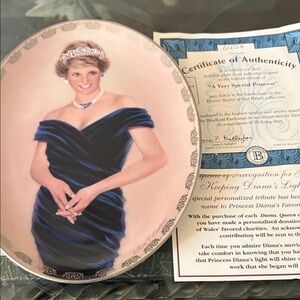 Commemorative: The Bradford Exchange Diana Queen of our Hearts 4th issue.